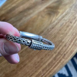 John Hardy silver bracelet.